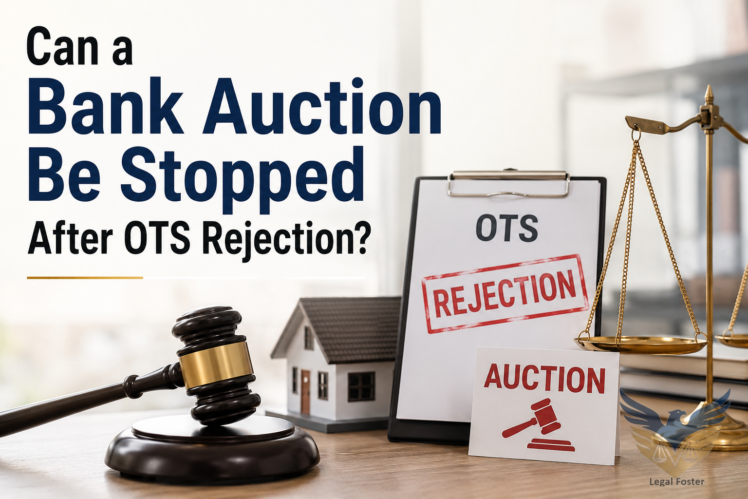 Can a Bank Auction Be Stopped After Rejection of Your Settlement Request?
