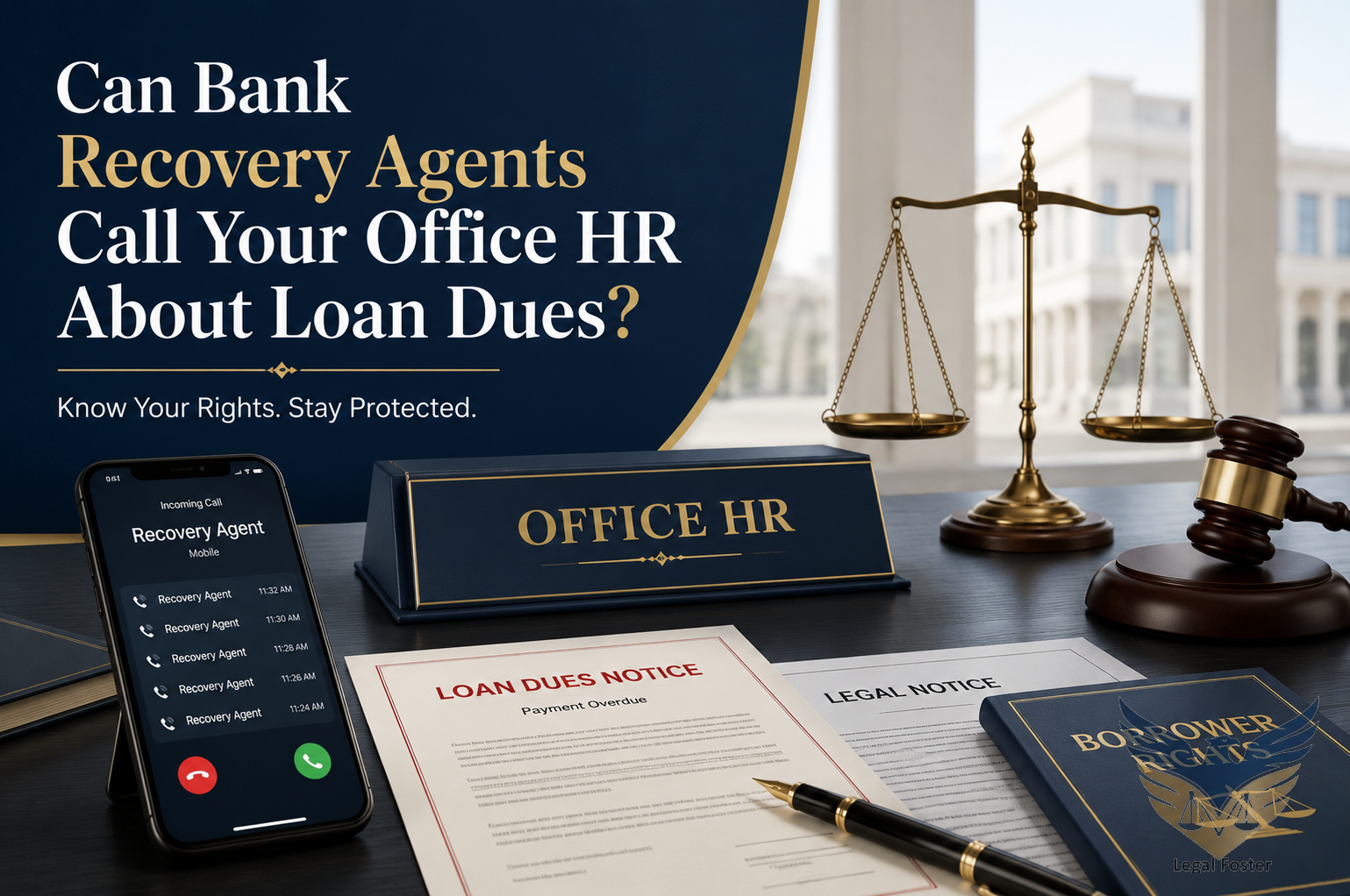 Can Bank Recovery Agents Call Your Office HR About Loan Dues?