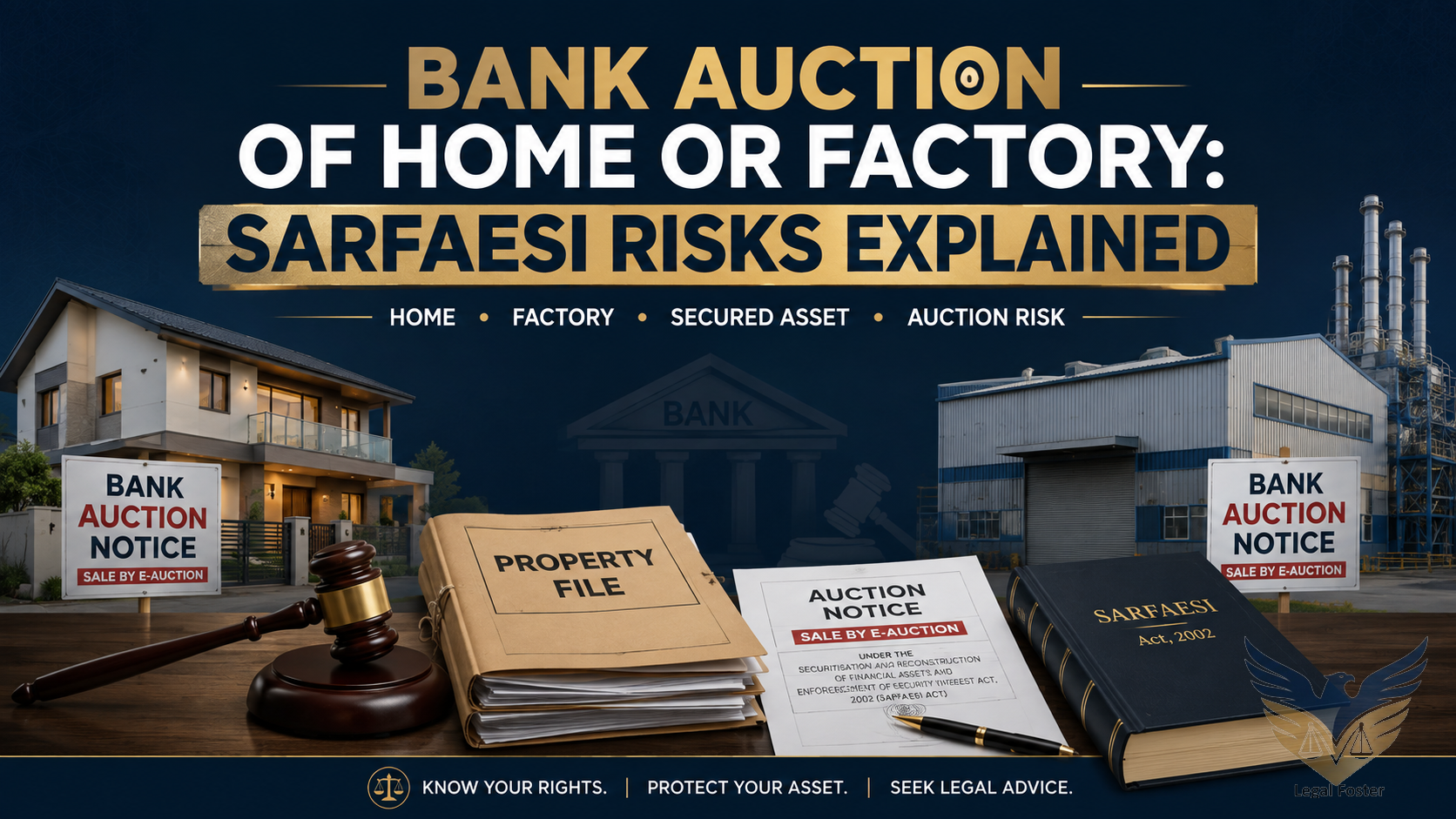 Home or Factory Under Bank Auction? Understand the Risks Before the Property Is Sold