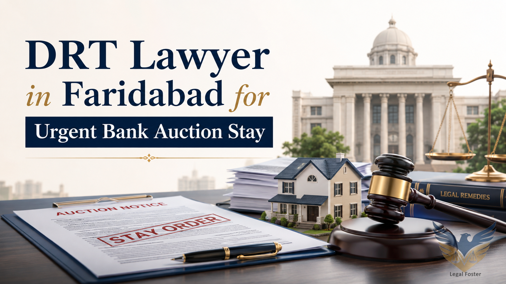 How Can a DRT Lawyer in Faridabad Handle Bank Auction Stay Matters?
