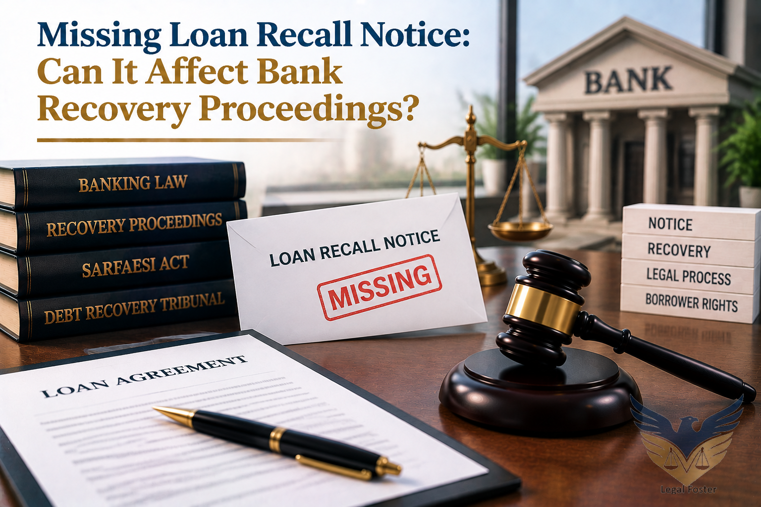 How Can a Missing Loan Recall Notice Impact Bank Recovery Proceedings?