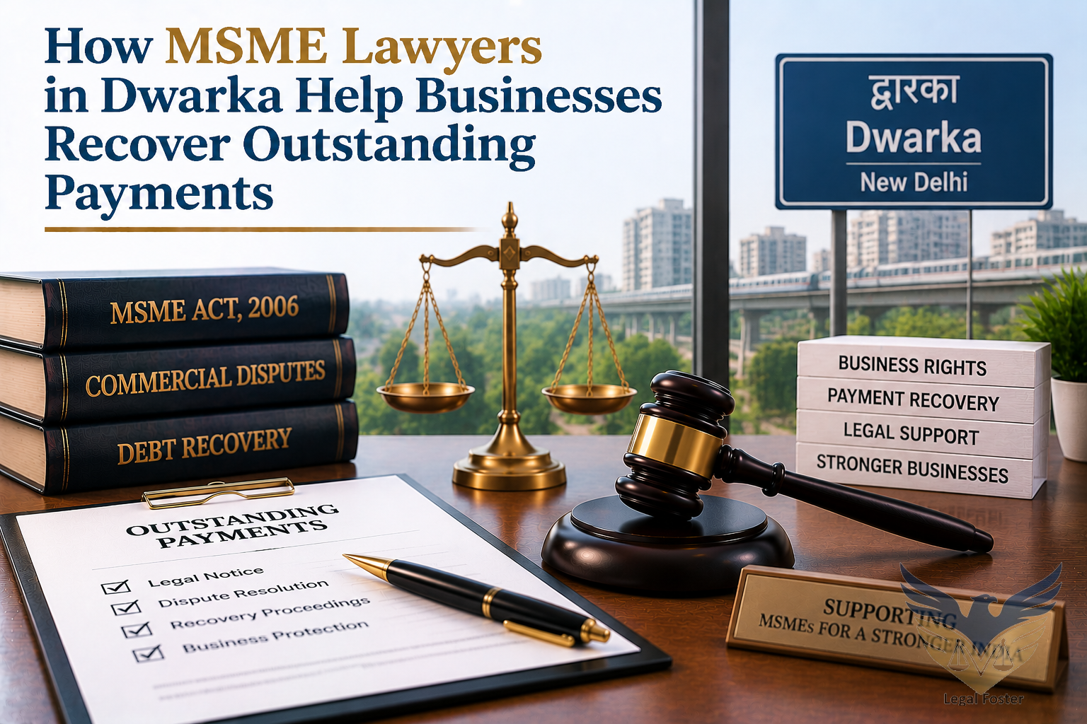 How Can MSME Lawyers in Dwarka Help Businesses Recover Outstanding Payments?