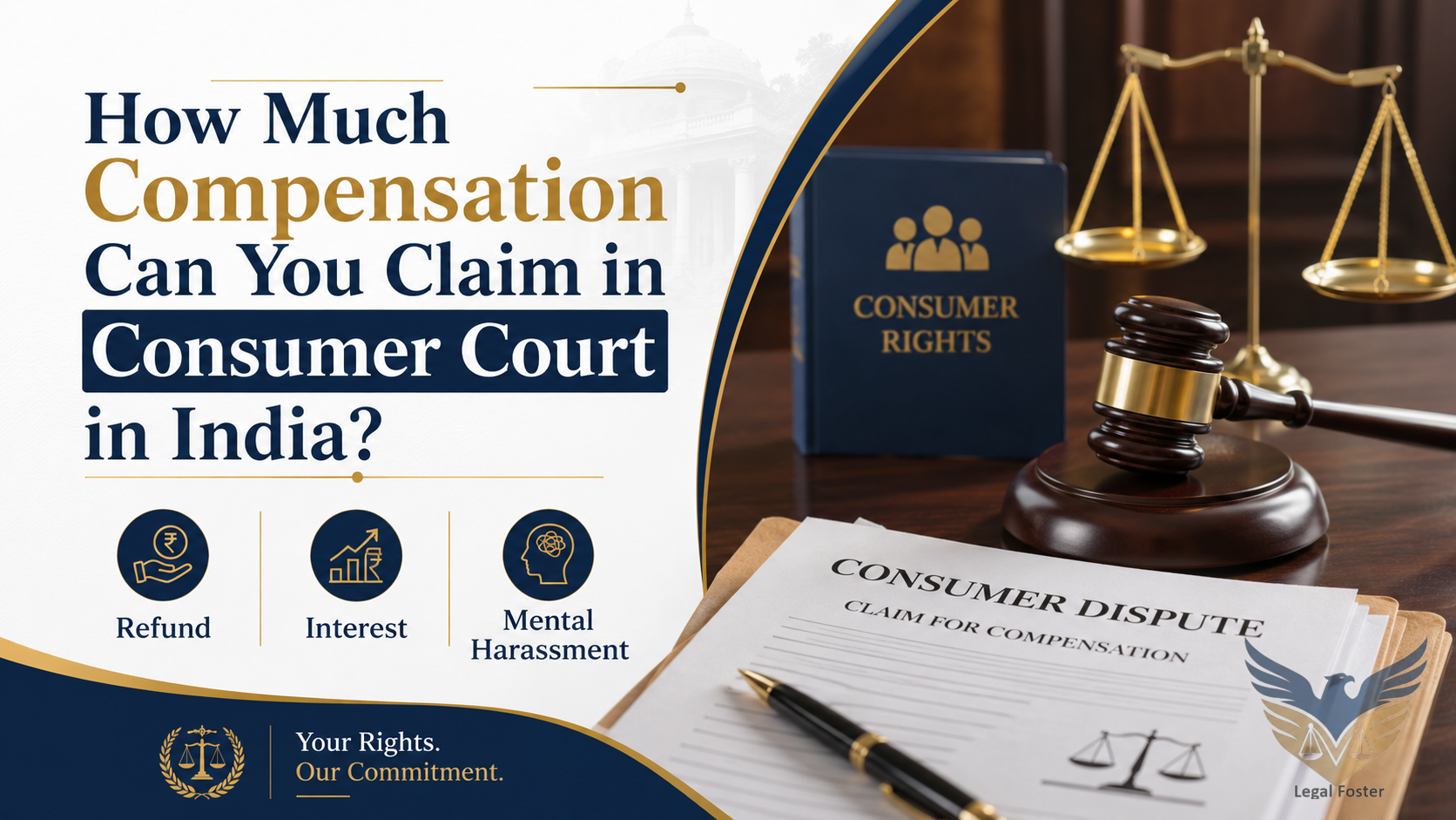 How much compensation can one ask from consumer court in India?
