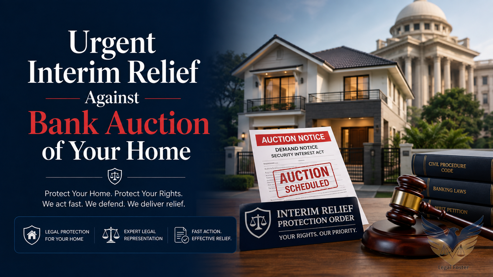 How to Seek Urgent Interim Relief Against Bank Auction of Your Home?