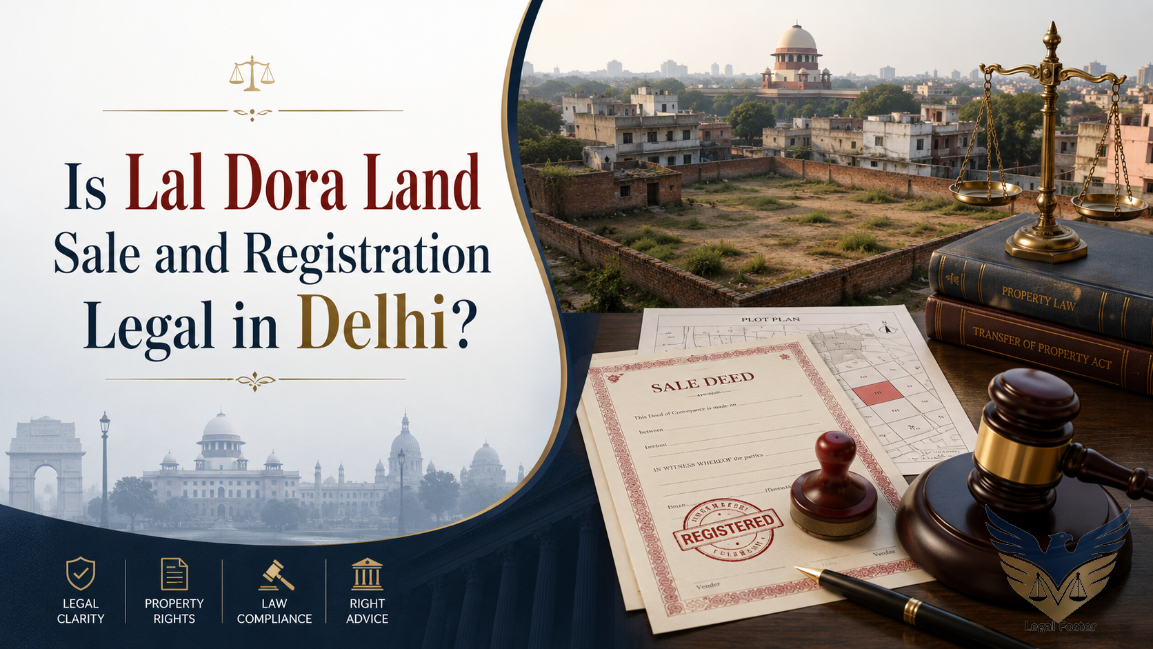 Lal Dora Land in Delhi: Is Its Sale and Registration Recognised Under Law?