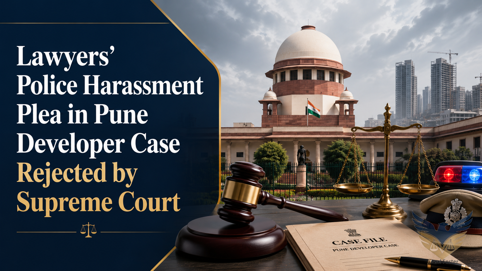 Lawyers’ Police Harassment Plea in Pune Developer Case Rejected by Supreme Court