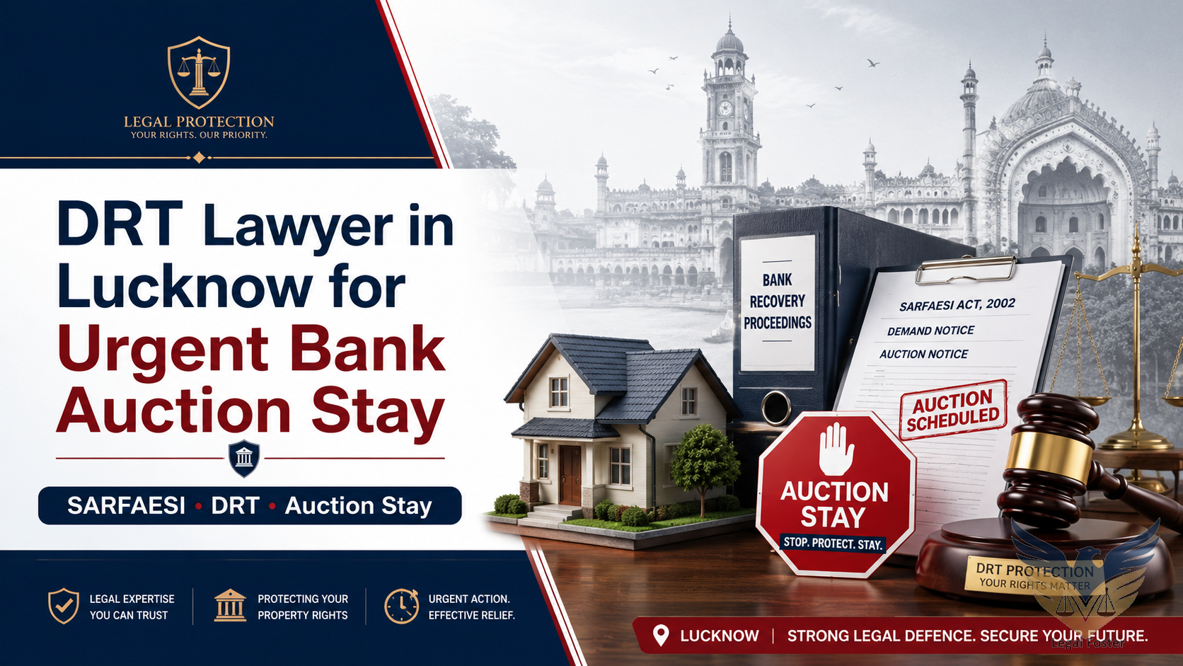 When Should You Contact a DRT Lawyer in Lucknow for an Urgent Bank Auction Stay?