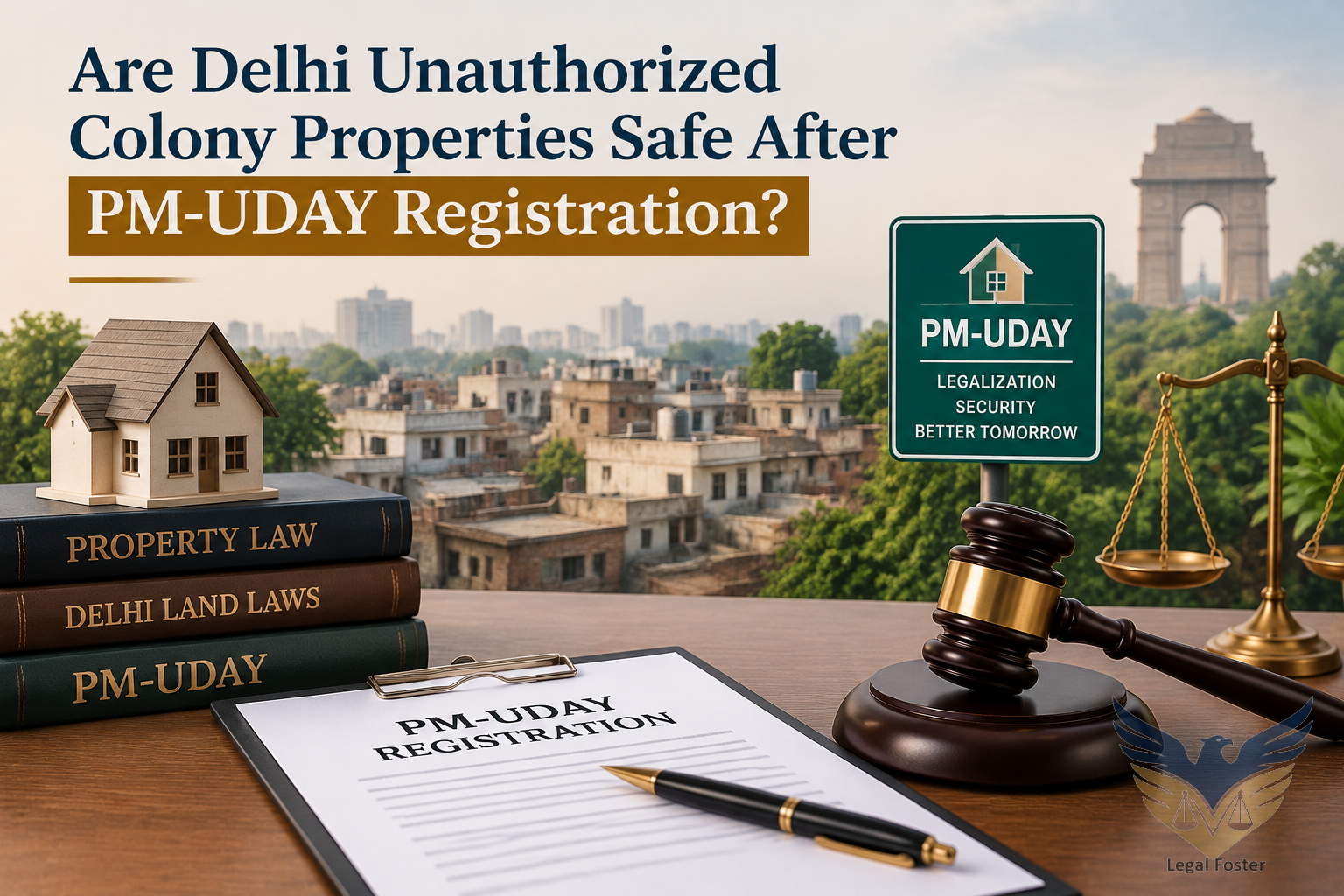 Are Properties in Delhi’s Unauthorized Colonies Secure After PM-UDAY Registration?