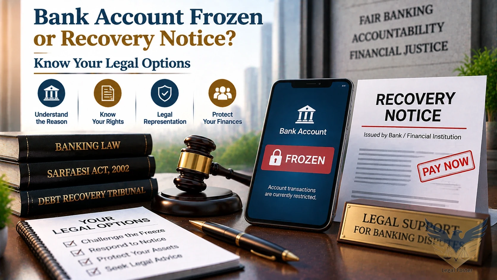 Bank Account Frozen or Recovery Notice Received? Understanding Your Legal Options