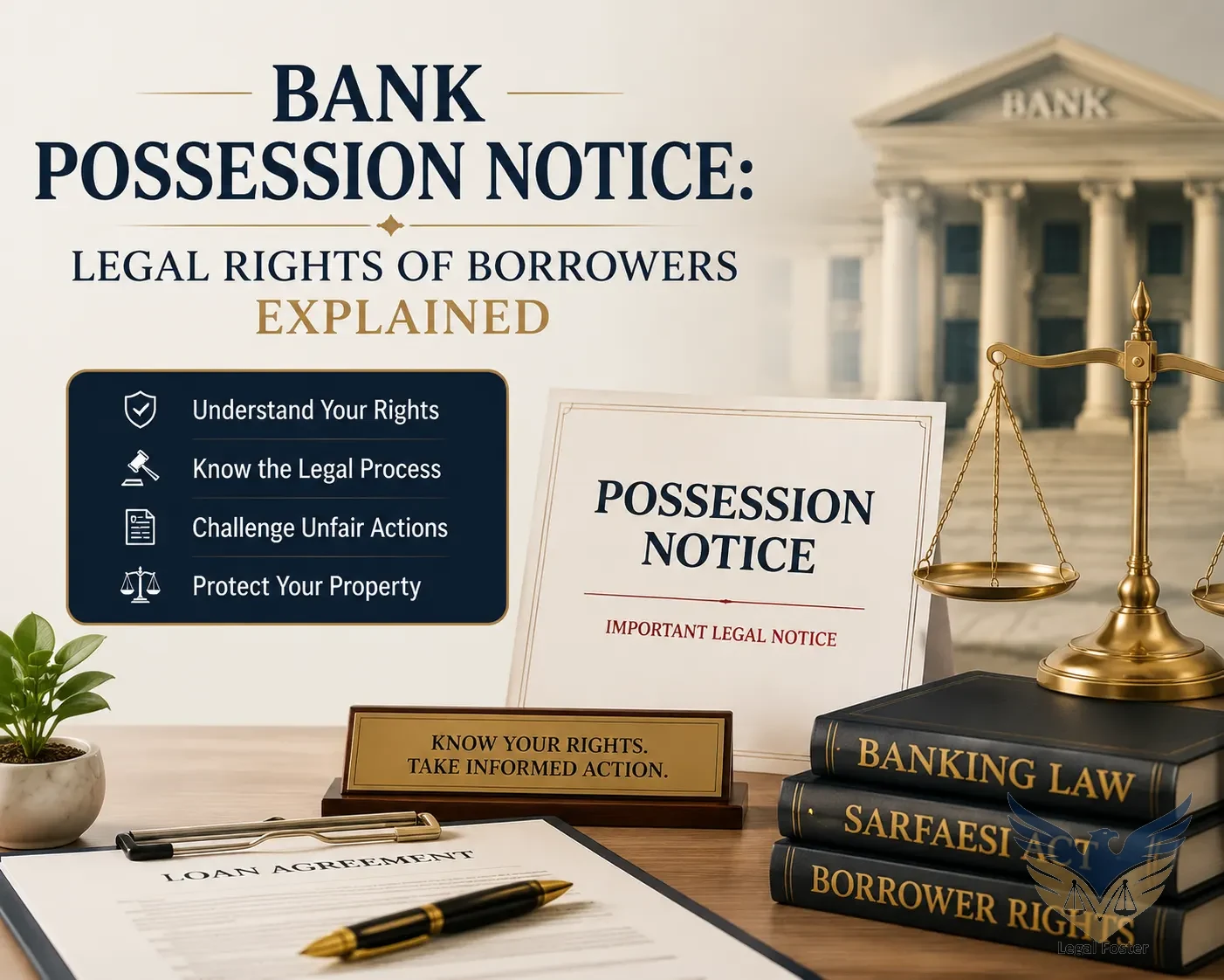 Bank Possession Notice : Legal Rights Of Borrowers Explained