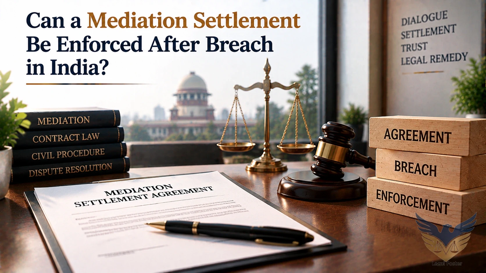 Can a Mediation Settlement Be Enforced If One Party Breaches the Agreement?