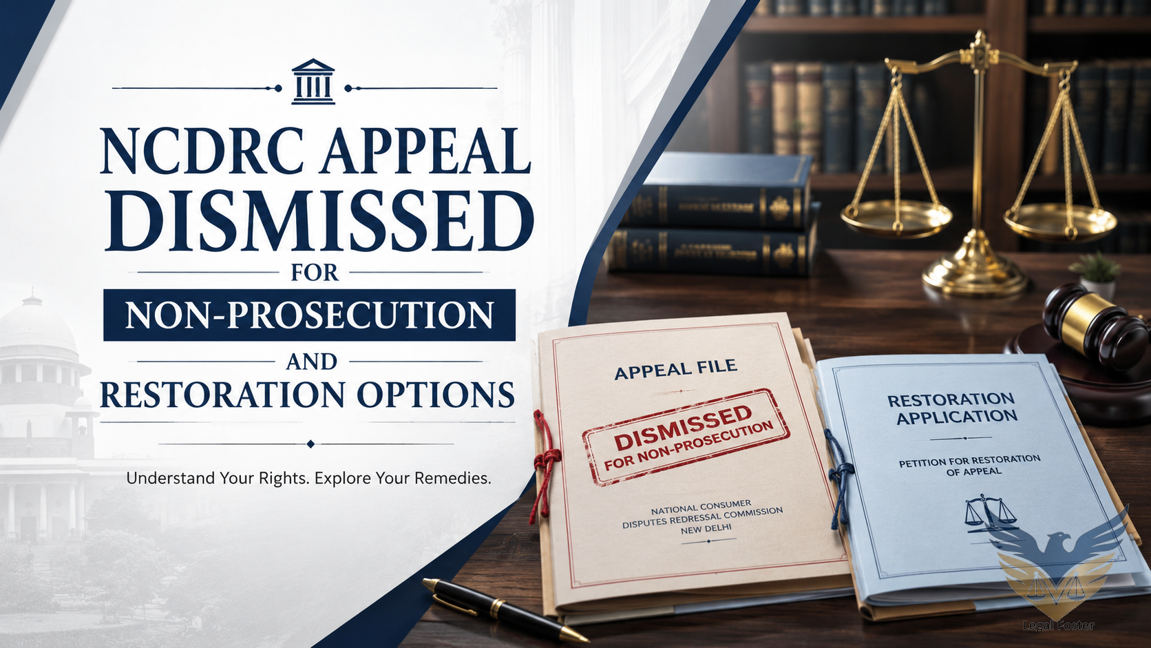Can an NCDRC Appeal Dismissed for Non-Prosecution Be Restored?
