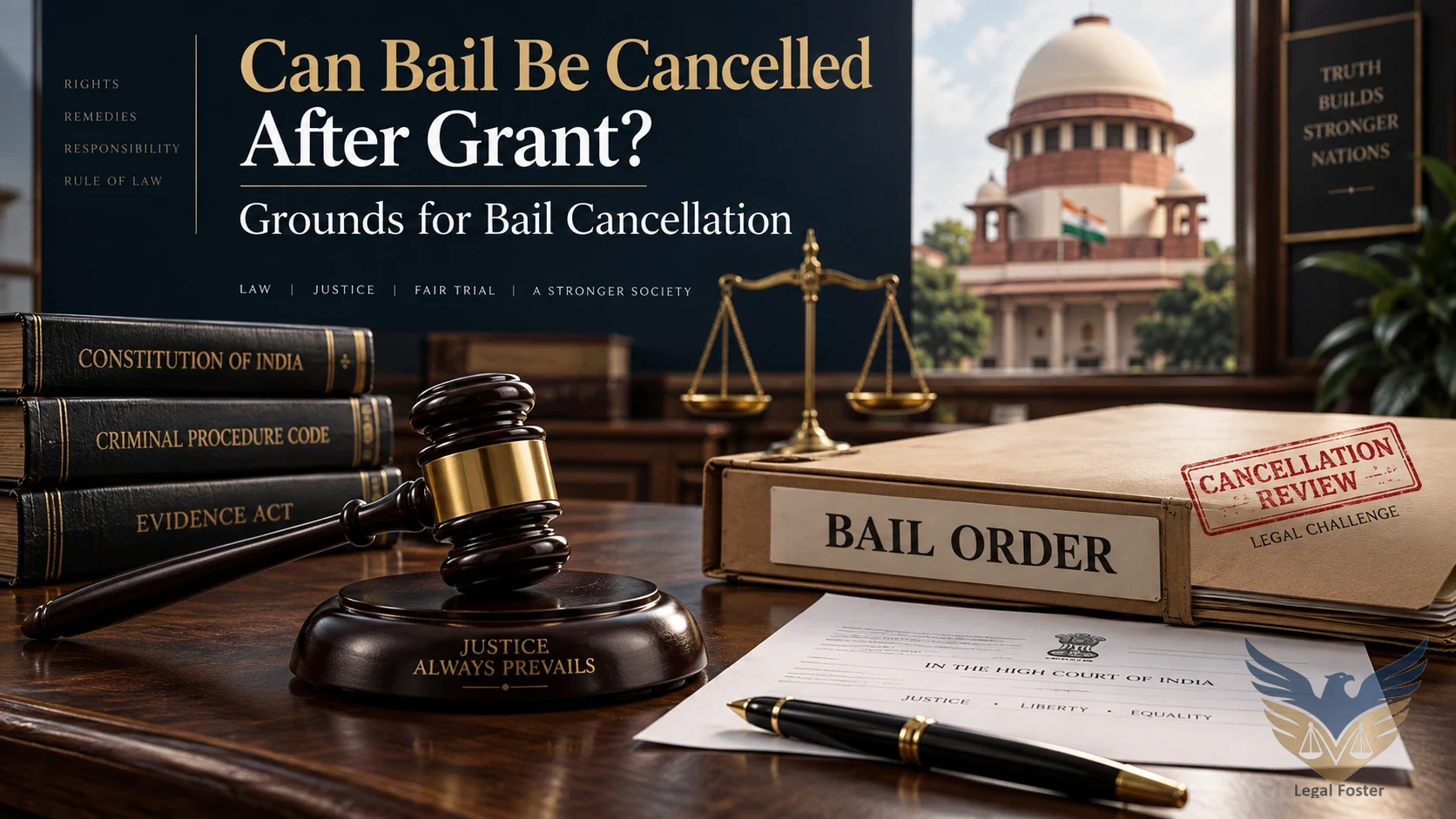 Can Bail Be Cancelled After Grant? Understanding Grounds for Bail Cancellation