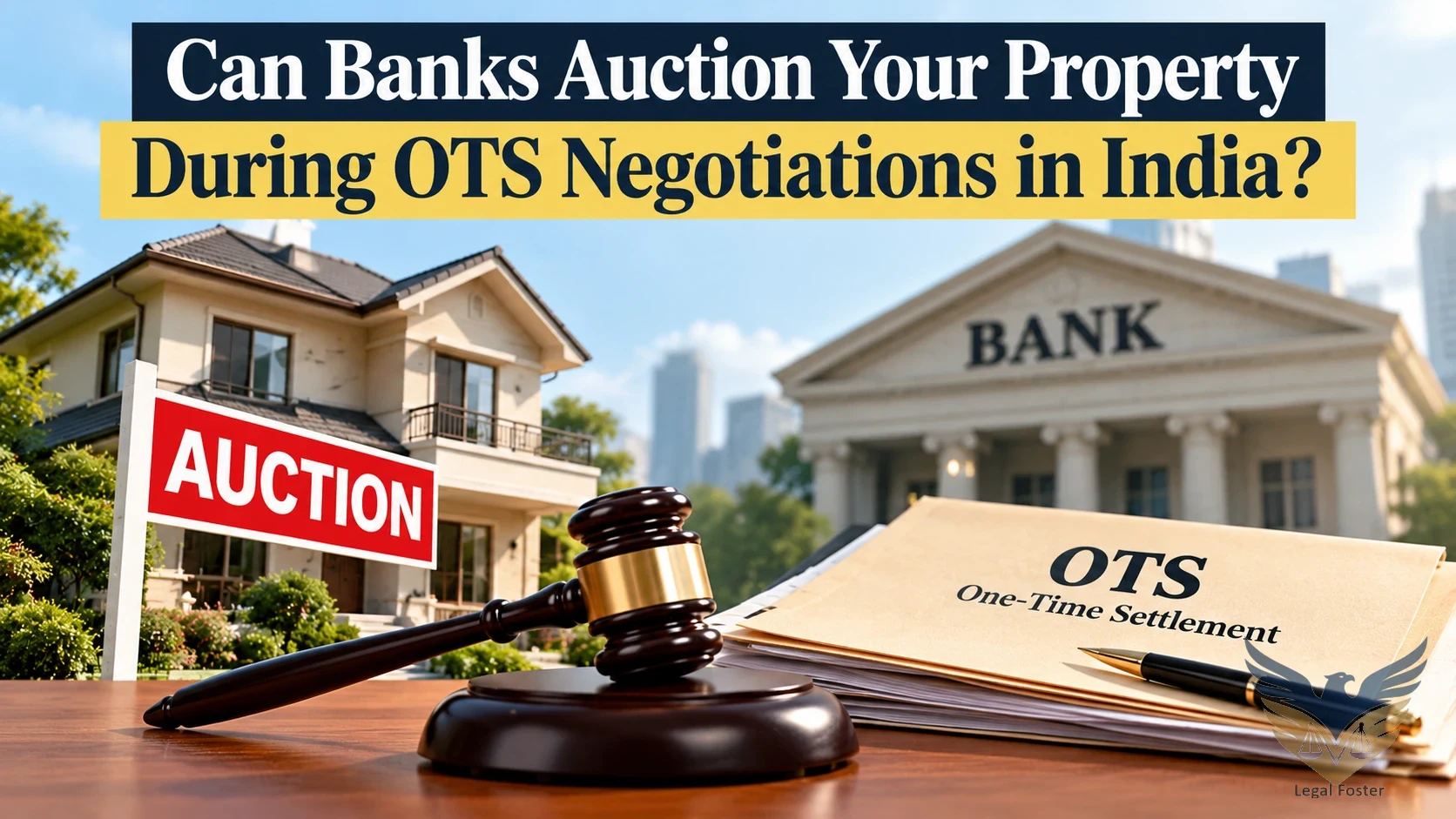 Can Banks Auction Your Property During OTS Negotiations? Know Your Legal Rights in India