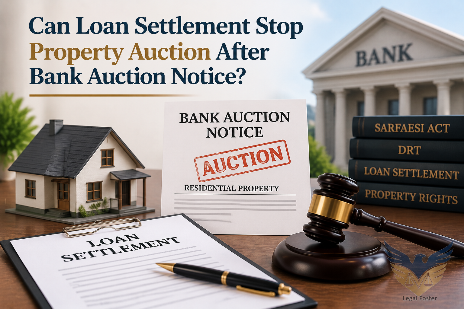 Can Loan Settlement Stop Property Auction After Bank Auction Notice?