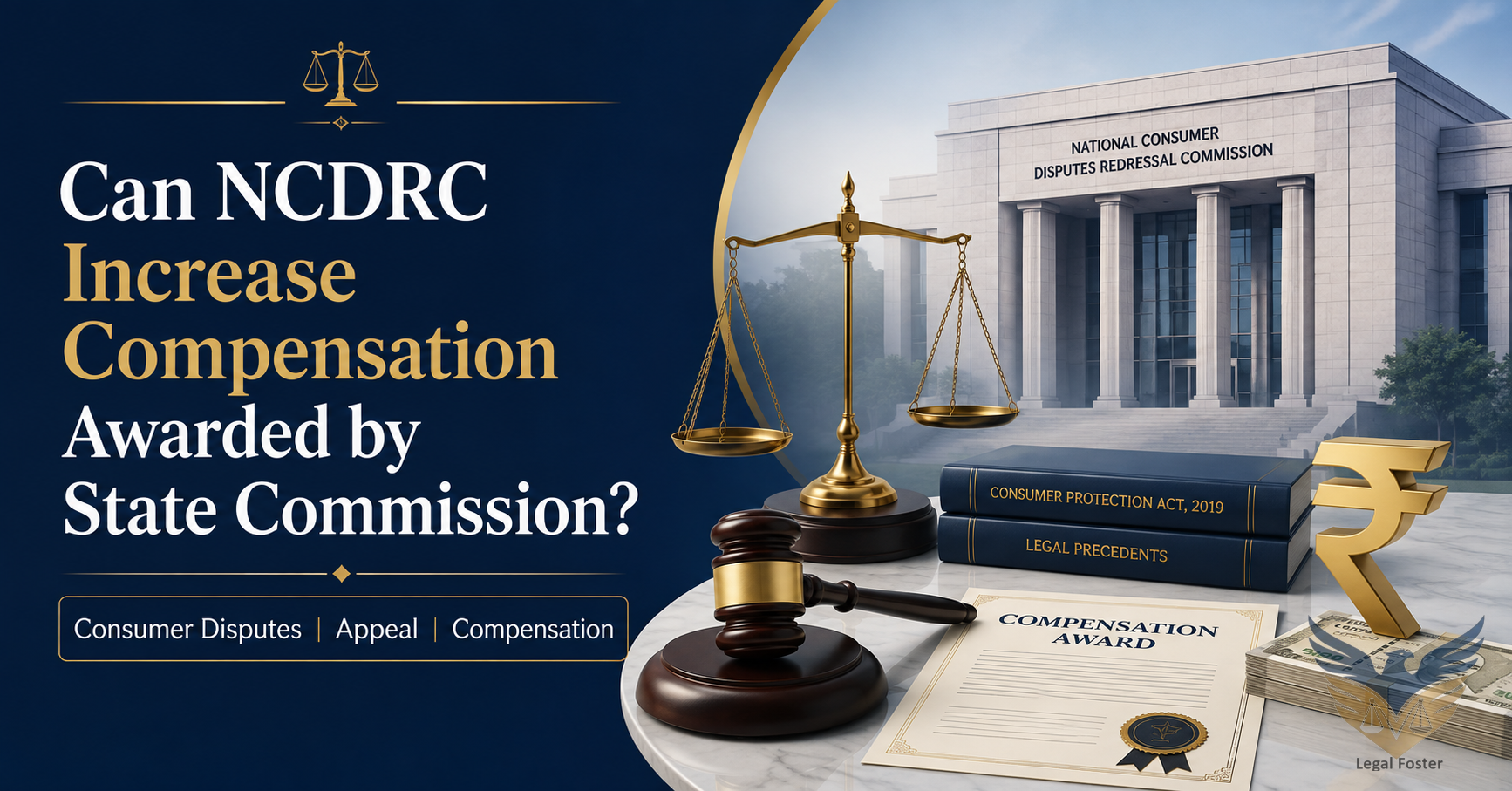 Can NCDRC Increase a Consumer Compensation Award Passed by the State Commission?