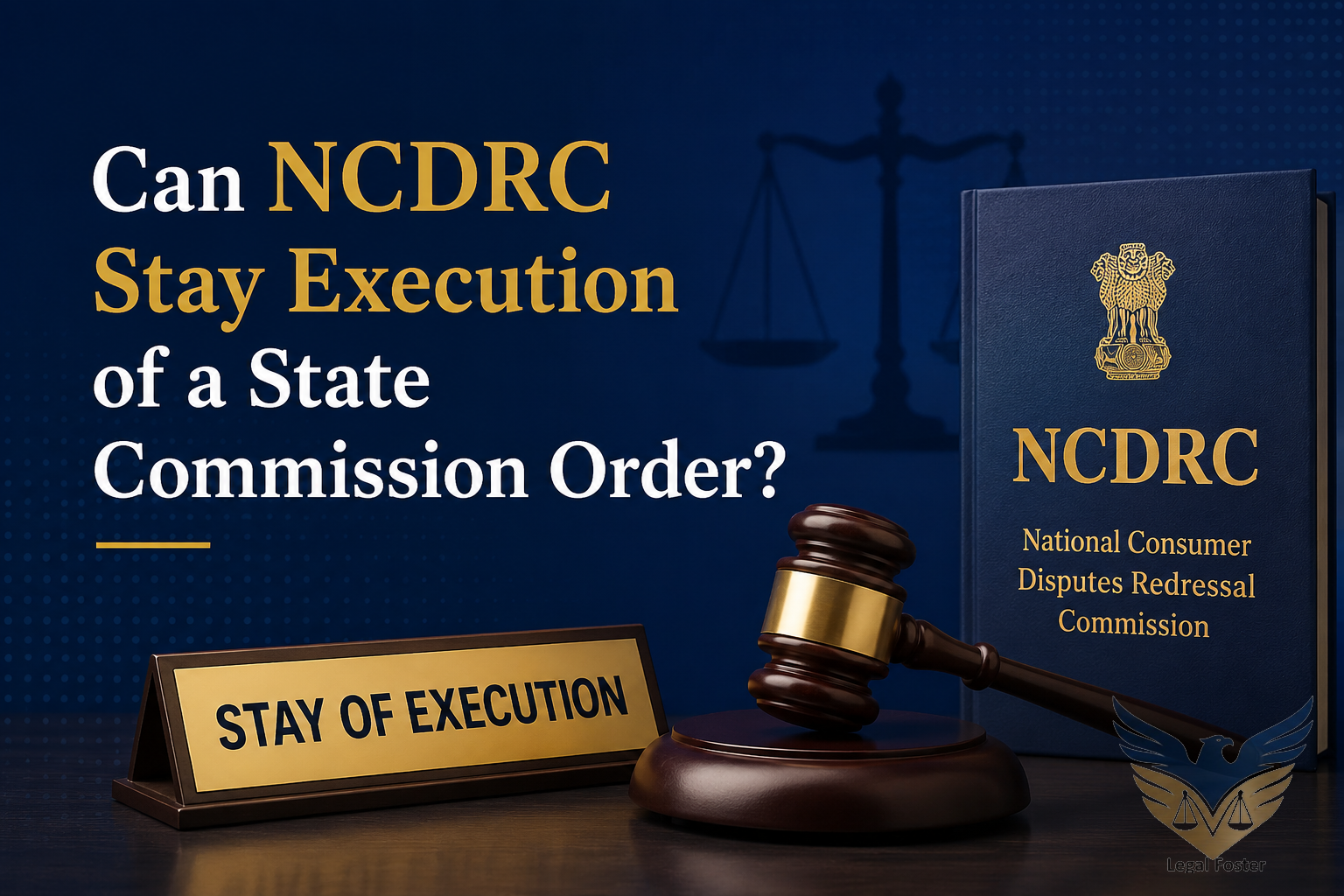 Can NCDRC Suspend the Execution of a State Commission Order?