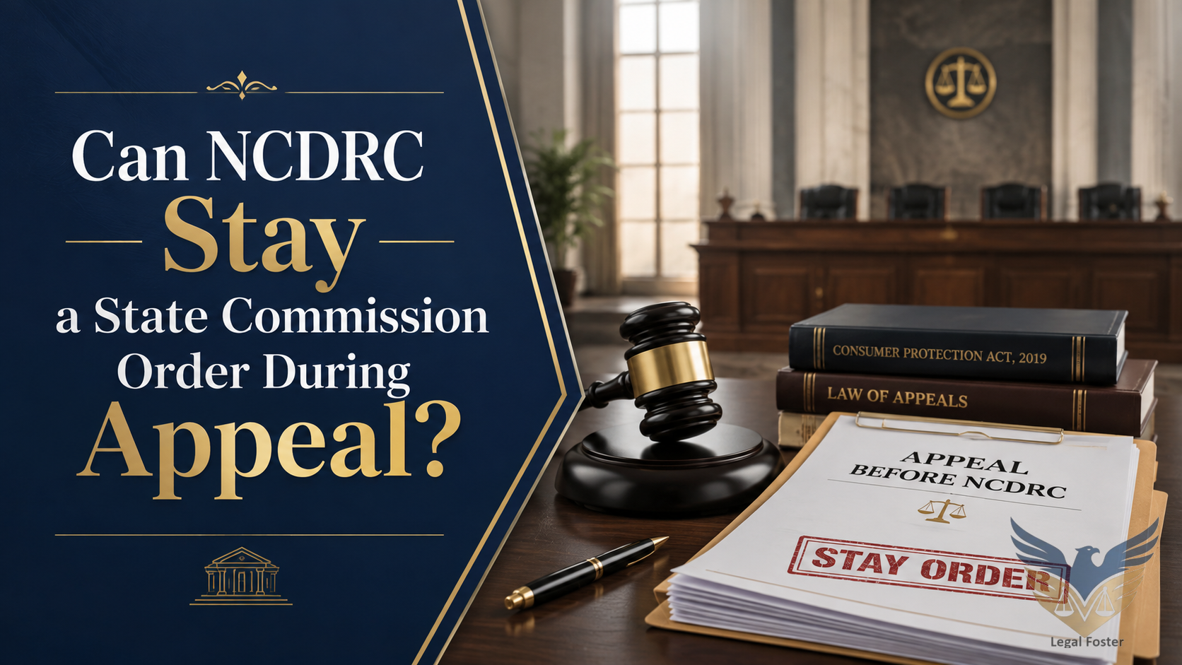Can the NCDRC Grant a Stay on a State Commission Order During Appeal?