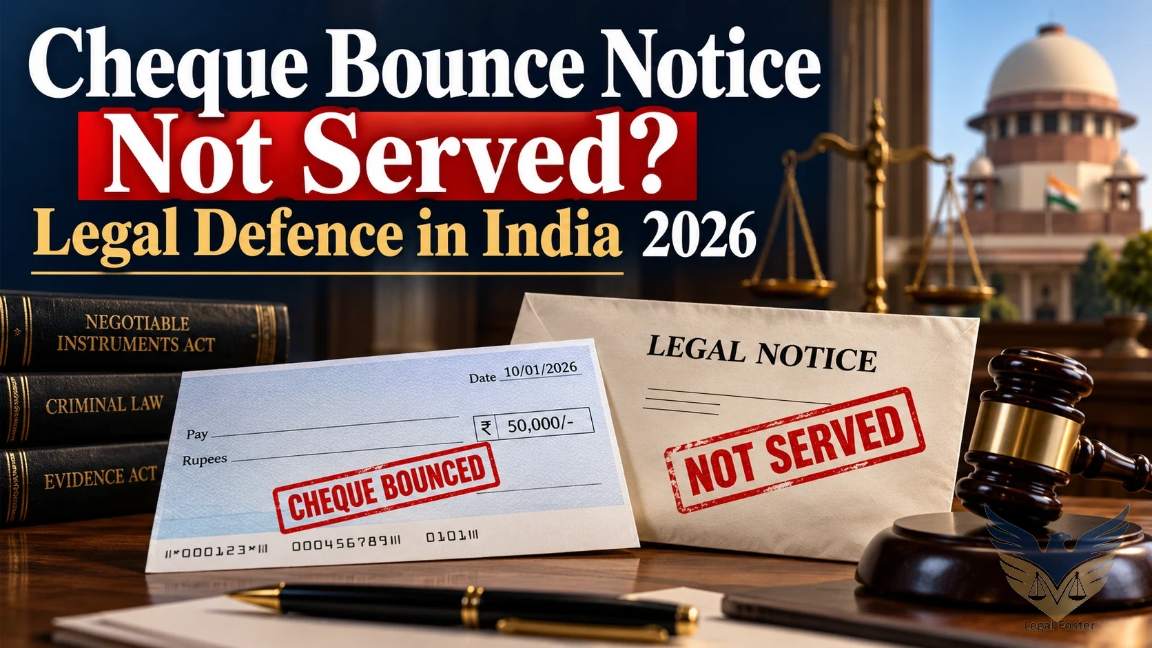 Can You Defend a Cheque Bounce Case If the Legal Notice Was Never Served in India?