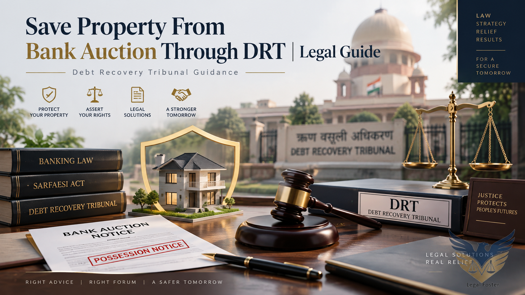 Can You Save Your Property From a Bank Auction Through DRT?