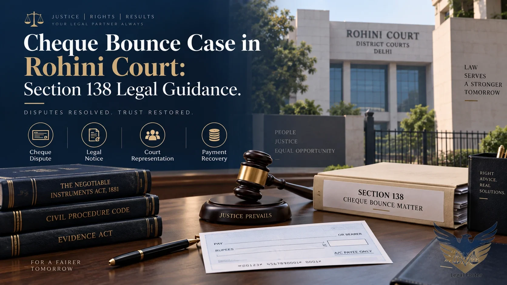 Cheque Bounce Cases in Rohini Court Key Legal Issues and Considerations