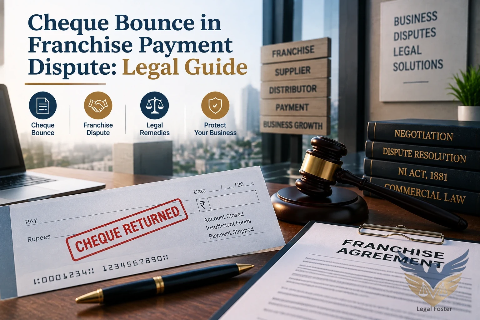 Cheque Bounce in Franchise Payment Dispute: Notice and Complaint Guide