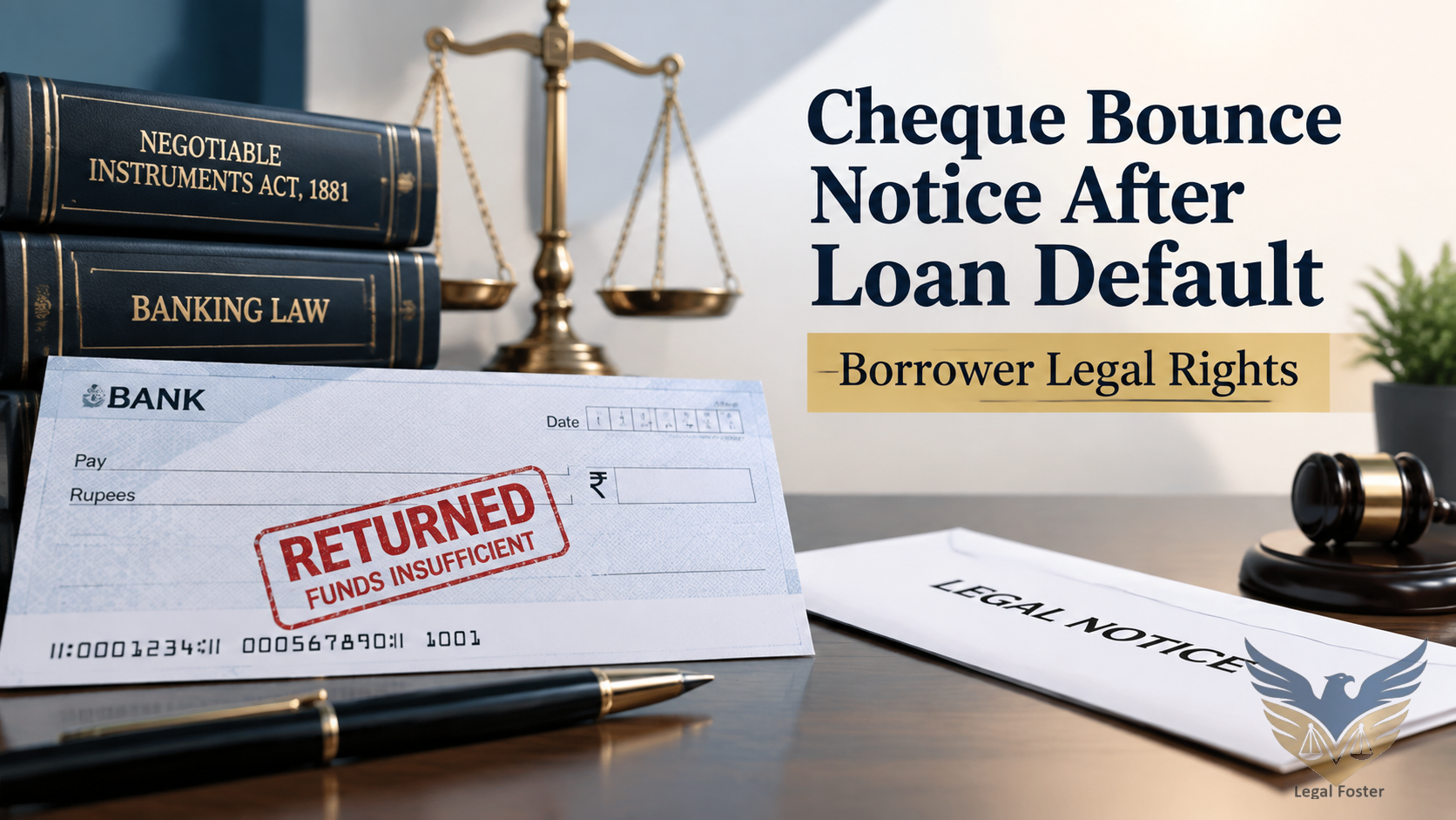 Cheque Bounce Notice After Loan Default: How Can Borrowers Protect Their Legal Rights?