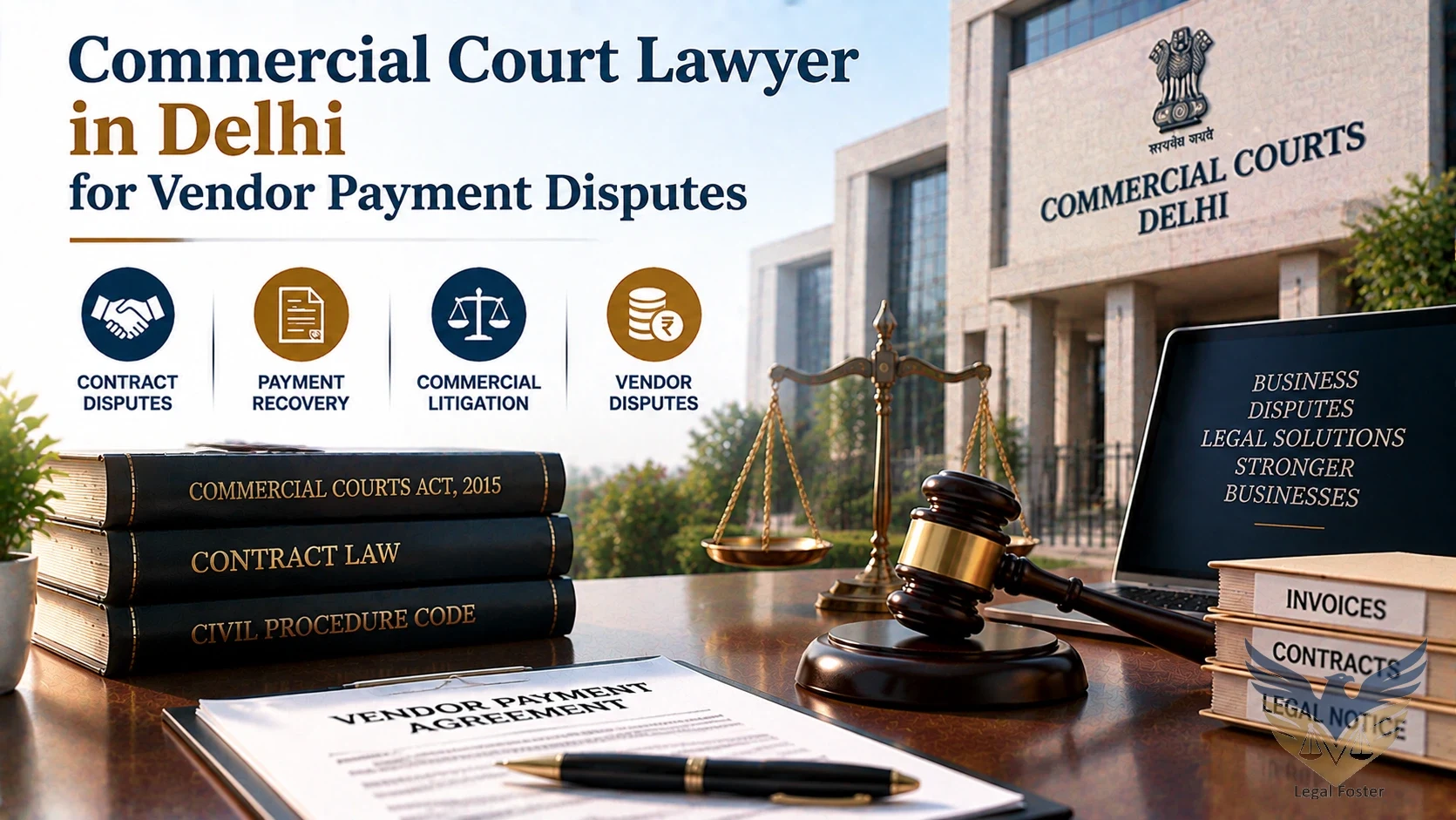 Commercial Court Lawyer in Delhi for Resolving Vendor Payment Disputes and Business Claims