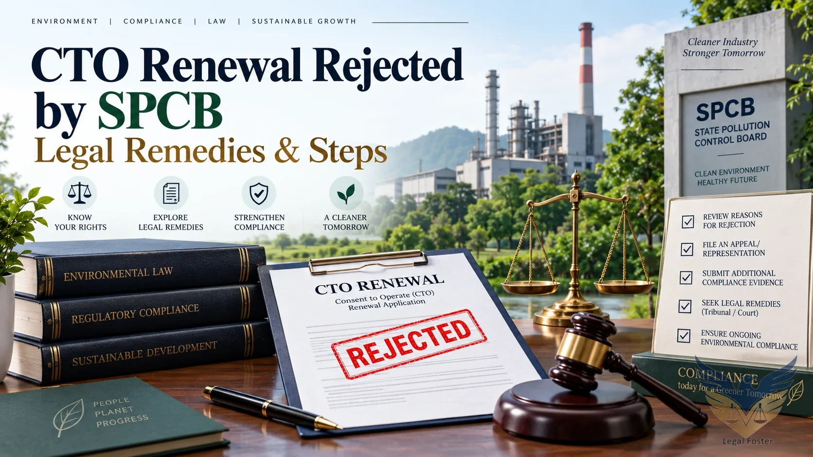 CTO Renewal Rejected by SPCB: Legal Remedies and Steps for Companies to Consider