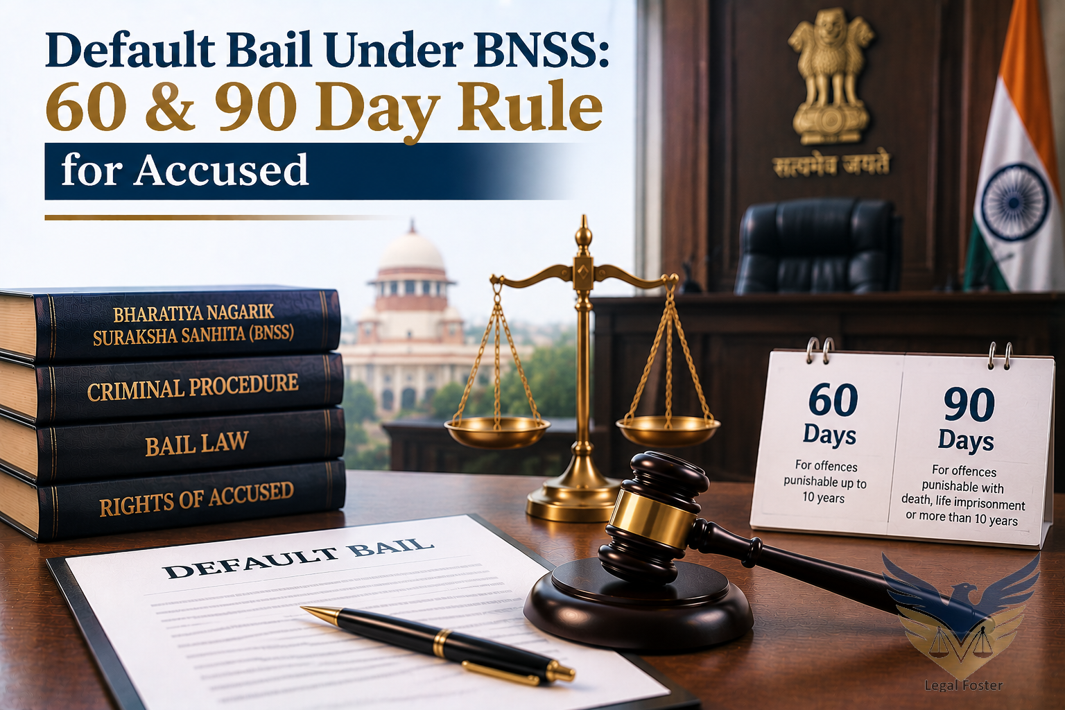 Default Bail Under BNSS: Accused’s Right When Investigation Takes Too Long