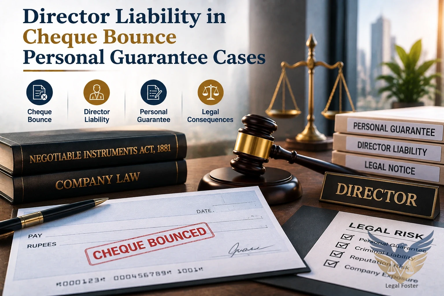 Director Liability in Cheque Bounce Cases Related to Personal Guarantee Settlements