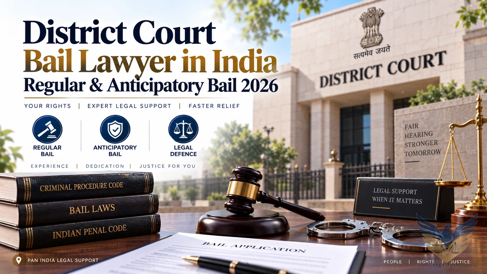 District Court Bail Lawyer in India for Regular and Anticipatory Bail Cases (2026)