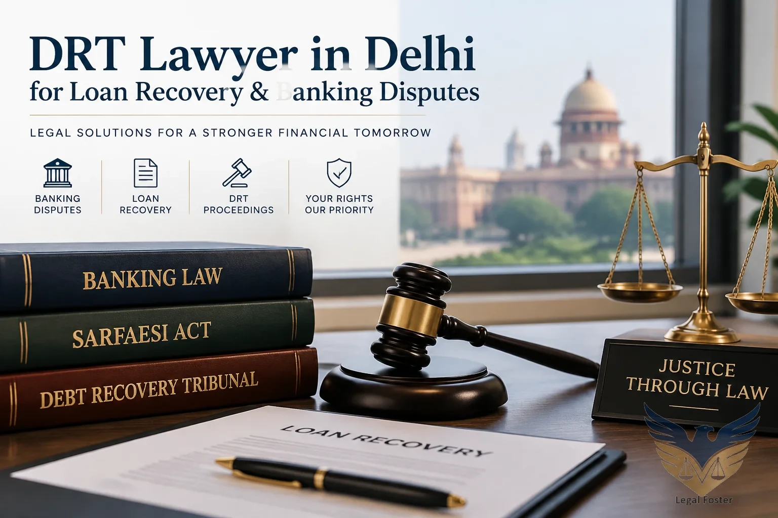DRT Lawyer in Delhi: Legal Support for Loan Recovery & Banking Disputes
