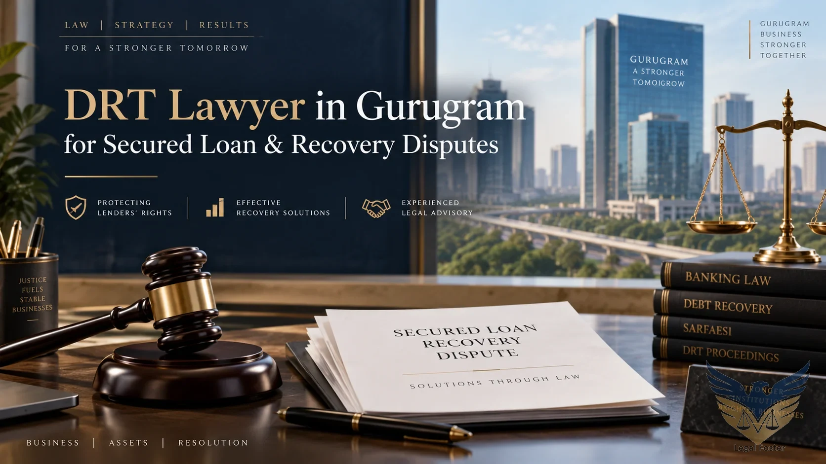 DRT Lawyer in Gurugram for Secured Loan and Recovery Disputes