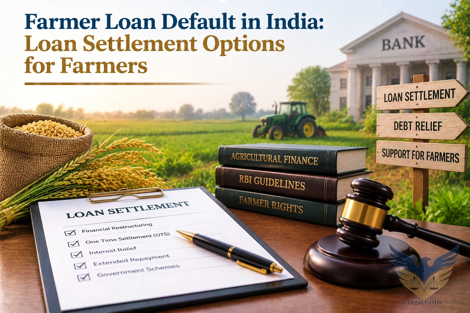 Farmer Loan Default in India: Understanding Settlement Options for Agricultural Borrowers