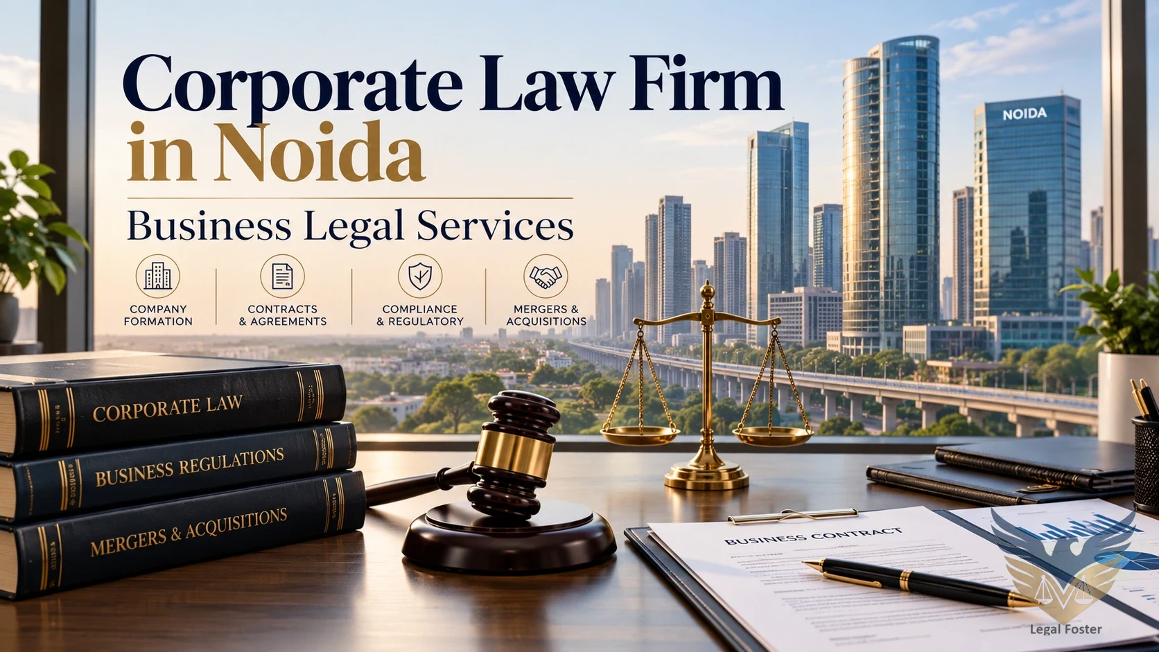 How Can a Corporate Law Firm in Noida Support Your Business Growth and Legal Compliance?