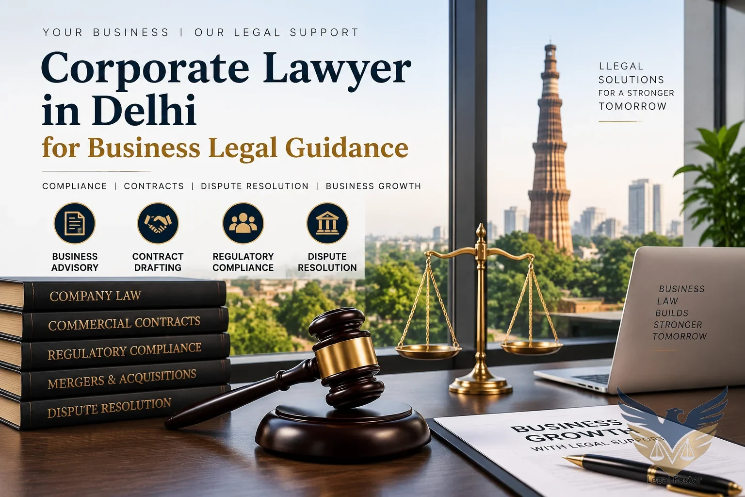 How Can a Corporate Lawyer in Delhi Support Your Business Growth with Legal Guidance?