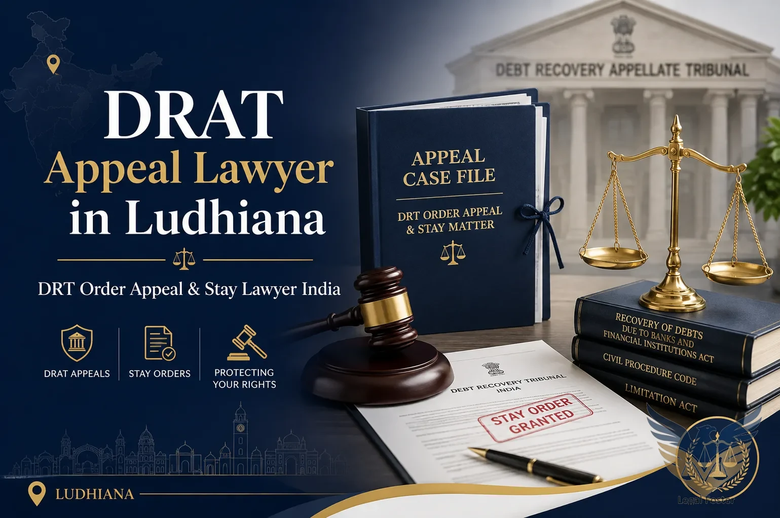 How Can a DRAT Appeal Lawyer in Ludhiana Help Get an Interim Stay Against DRT Orders?