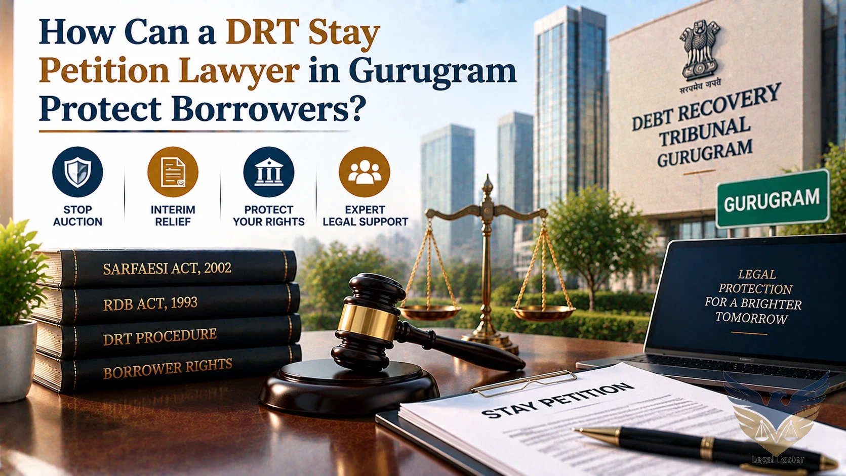 How Can a DRT Stay Petition Lawyer in Gurugram Protect Borrowers During Loan Recovery Proceedings?