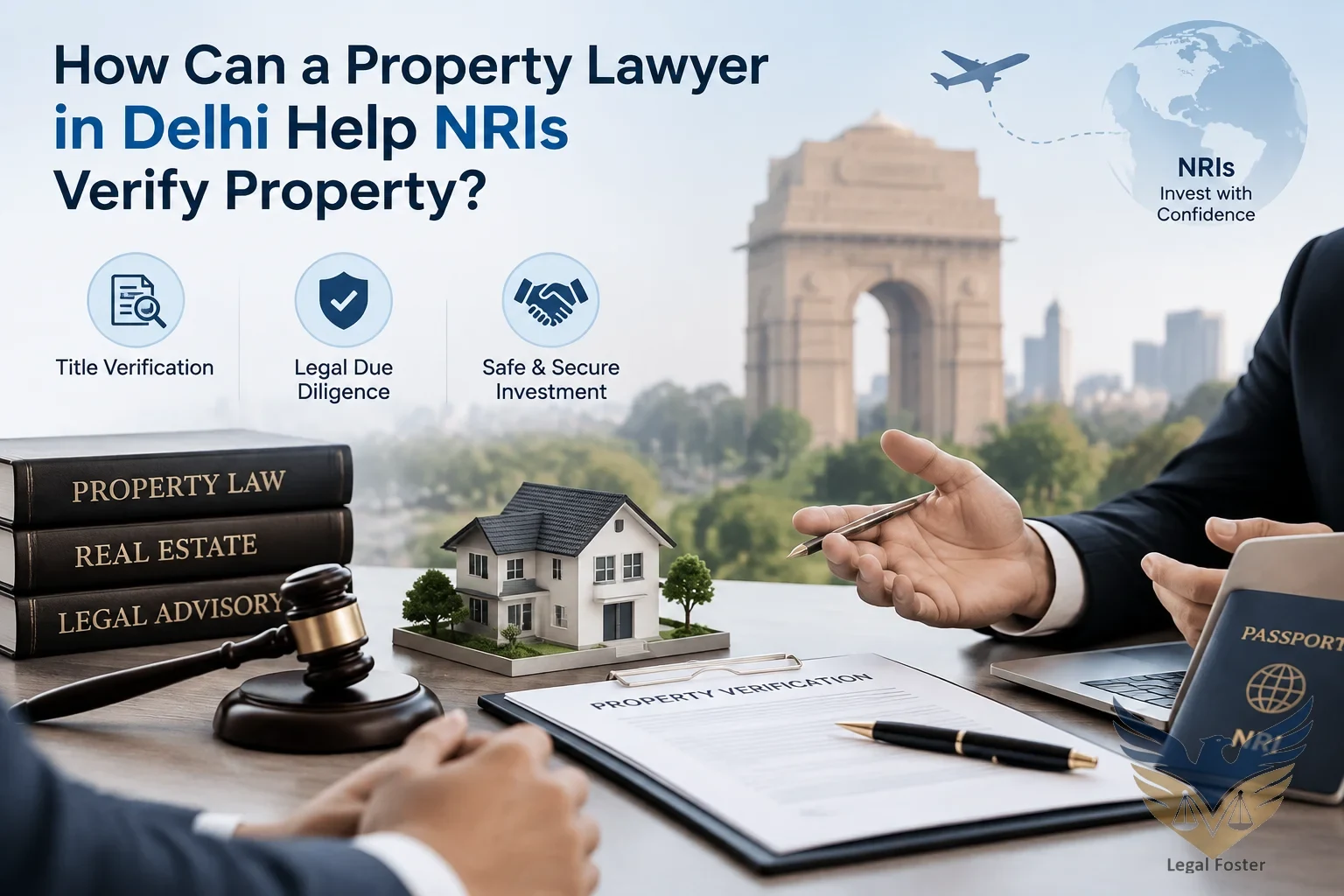 How Can a Property Lawyer in Delhi Help NRIs Verify Property in India?