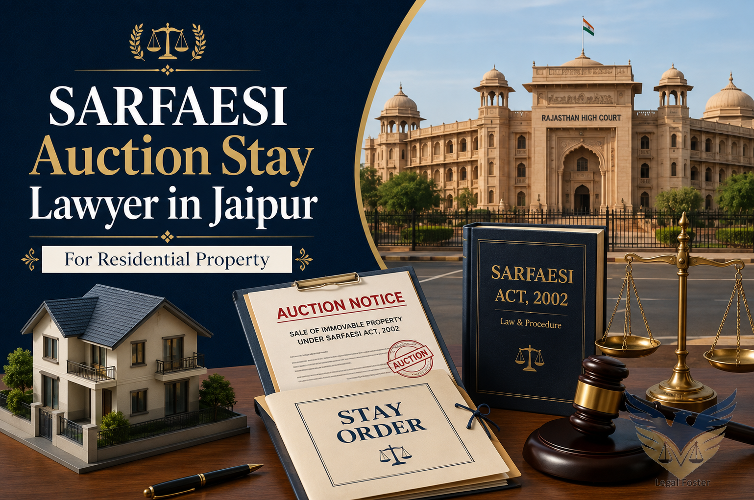 How Can a SARFAESI Lawyer in Jaipur Help Stop a Home Auction?