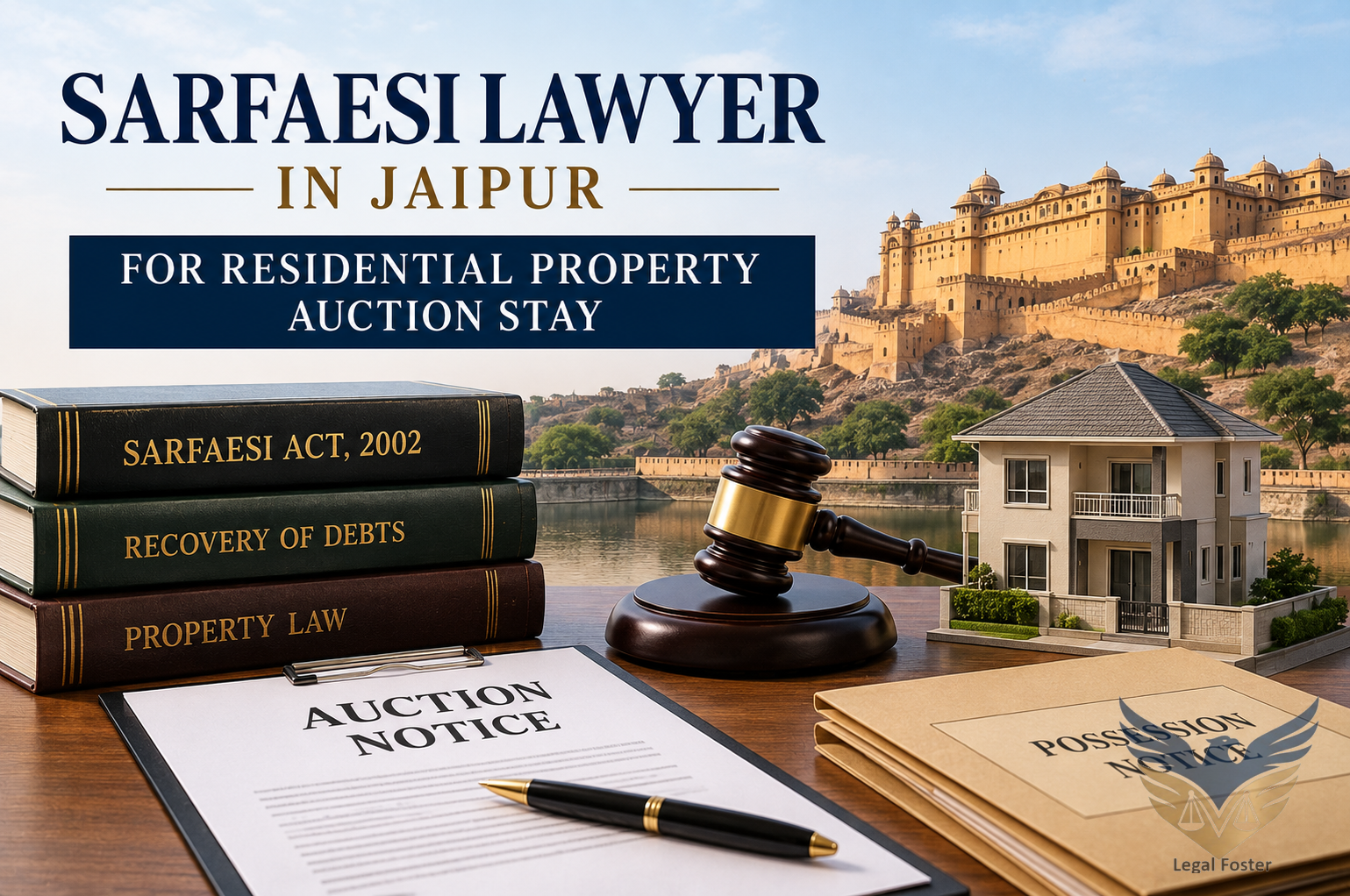 How Can a SARFAESI Lawyer in Jaipur Help Stop a Residential Property Auction?