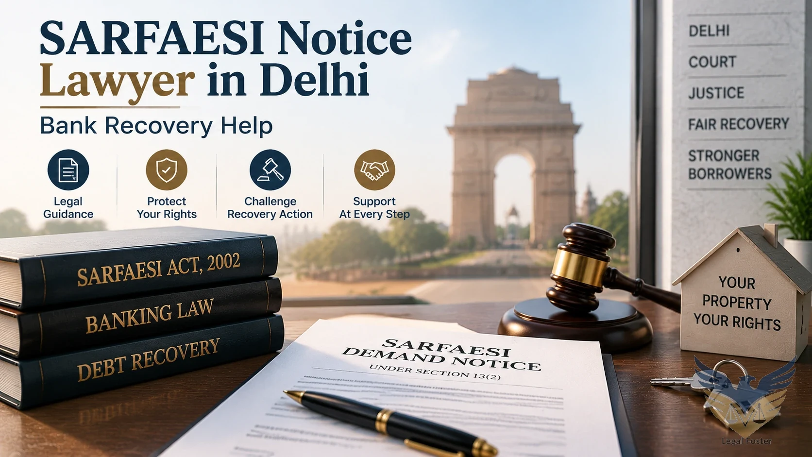 How Can a SARFAESI Notice Lawyer in Delhi Help During Bank Recovery Matters?