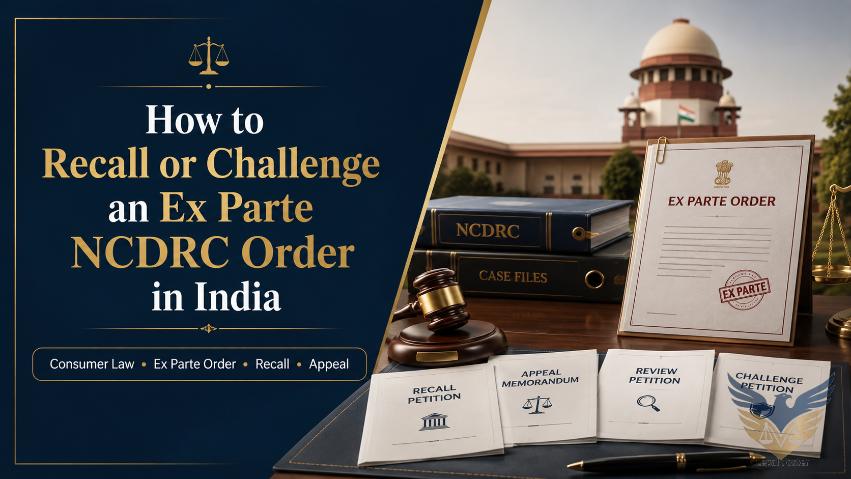 How Can an Ex Parte NCDRC Order Be Recalled or Challenged?