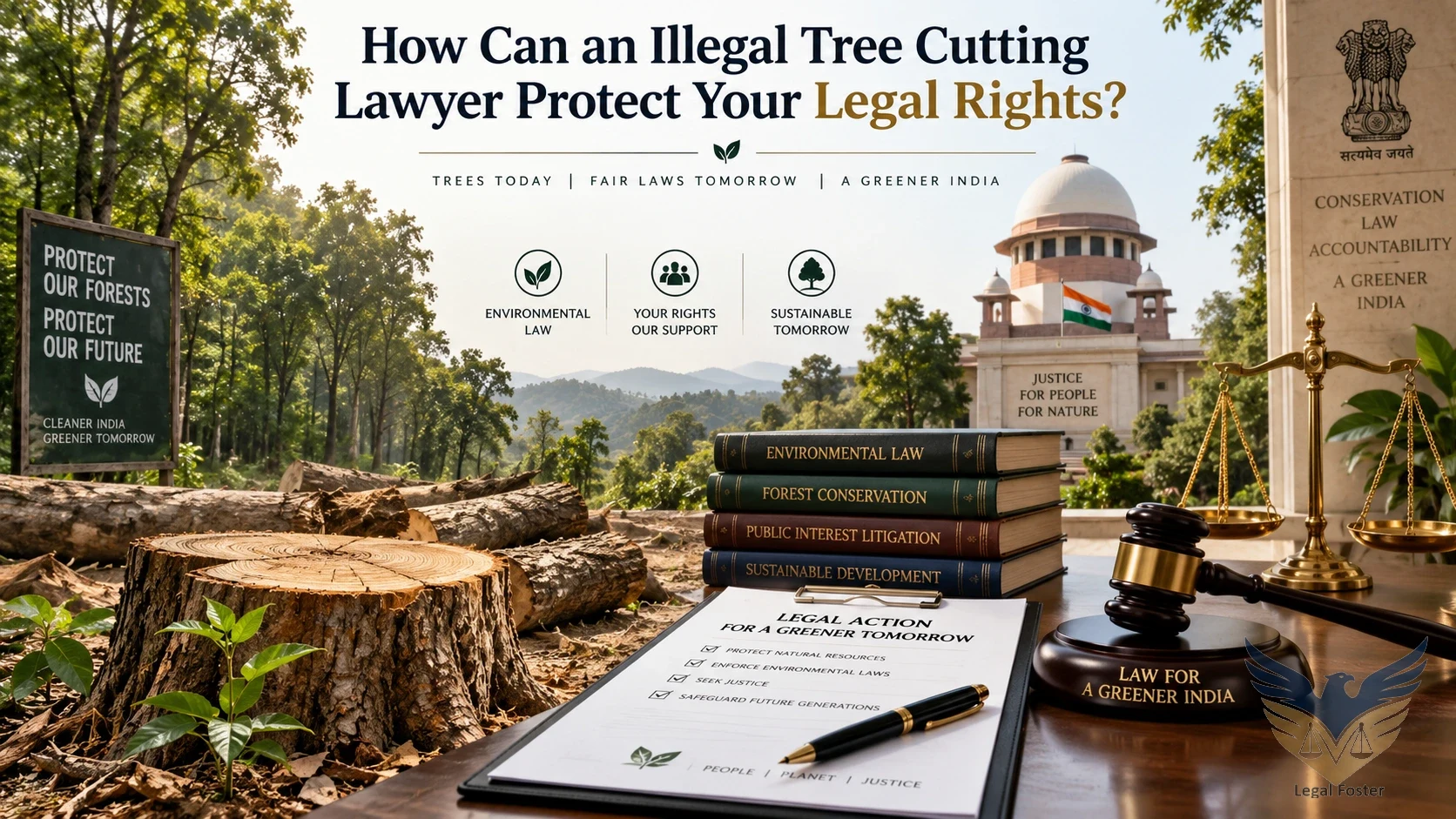 How Can an Illegal Tree Cutting Lawyer in India Help Protect Your Legal Rights?