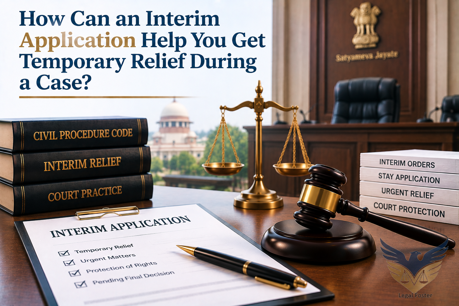 How Can an Interim Application Help You Get Temporary Relief During a Case?