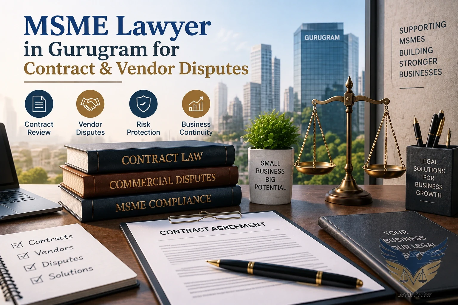How Can an MSME Lawyer in Gurugram Help With Contract and Vendor Disputes?