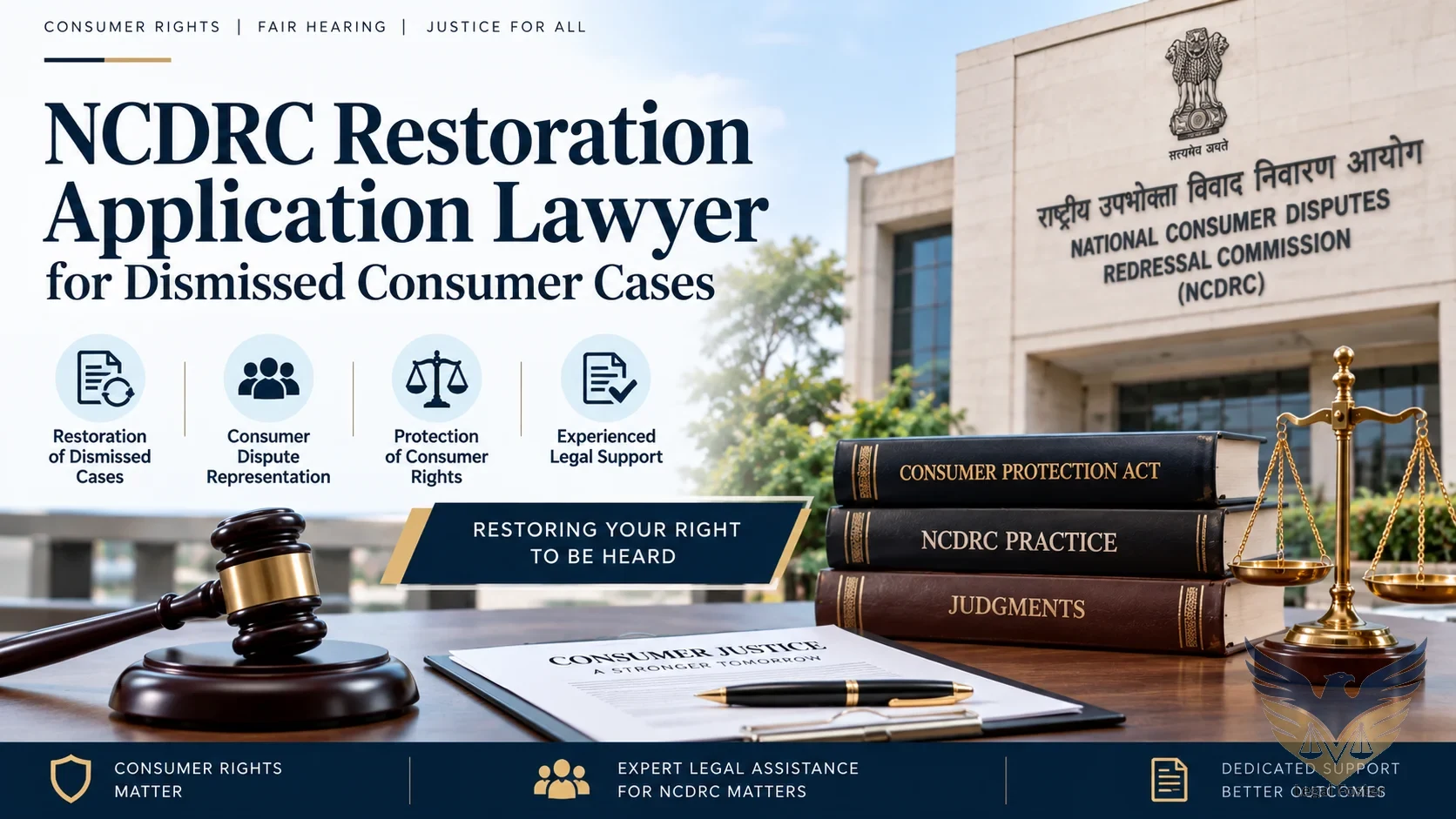 How Can an NCDRC Lawyer Help with a Restoration Application?