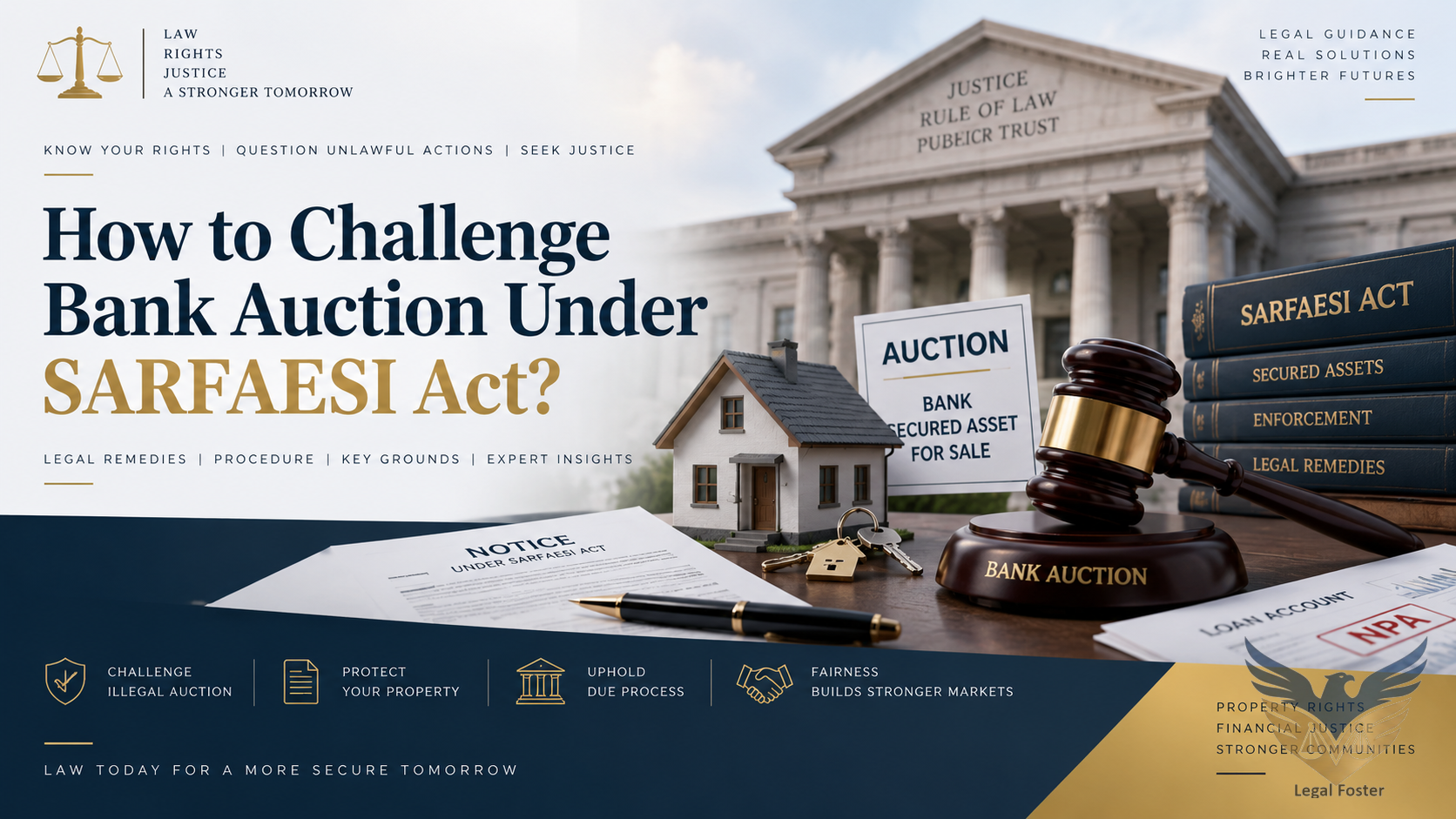 How Can Borrowers Legally Challenge a Bank Auction Under SARFAESI Act?