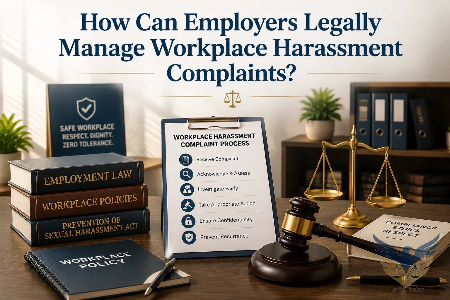 How Can Employers Legally Manage Workplace Harassment Complaints?